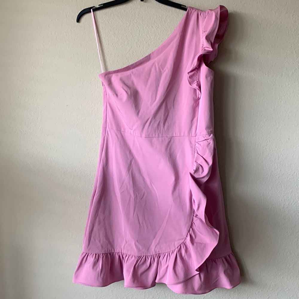 J. Crew Yass One-Shoulder Ruffle Dress (NWOT)